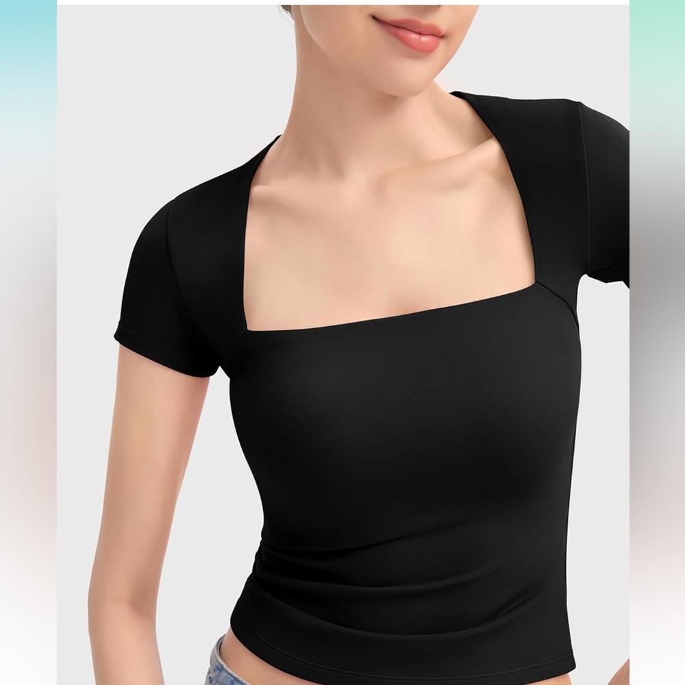 Square neck top - new!